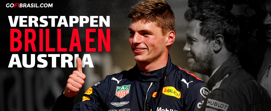 Max Verstappen se alzó con el triunfó  Austria